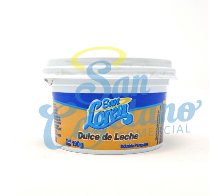 DULCE DE LECHE SAN LOREN POTE 190 GRS (12)