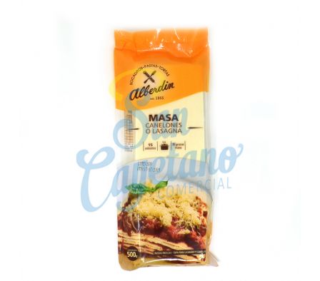 TAPA P/LASAGNA ALBERDIN 500GR 