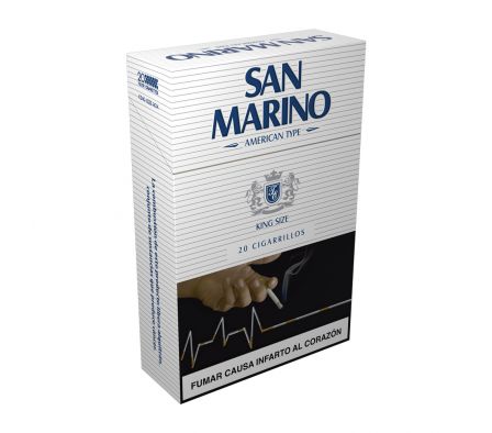 CIGARRILLOS SAN MARINO BOX LIGHTS  20S (10)