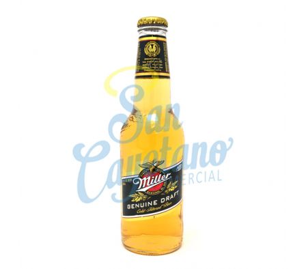 CERVEZA MILLER DRAFT BOTELLITA 355ML (12)