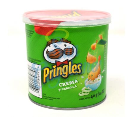 PAPA FRITA CREMA/CEBOLLA PRINGLES TUBO 39GR(12)