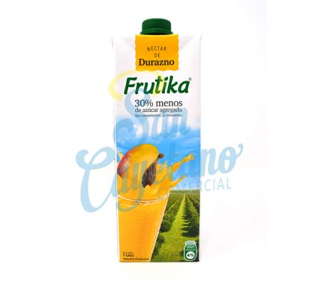 JUGO NECTAR DE DURAZNO FRUTIKA 1L (6)