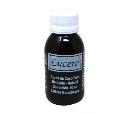 ACEITE DE COCO NATURAL LUCERO 60ML (12)