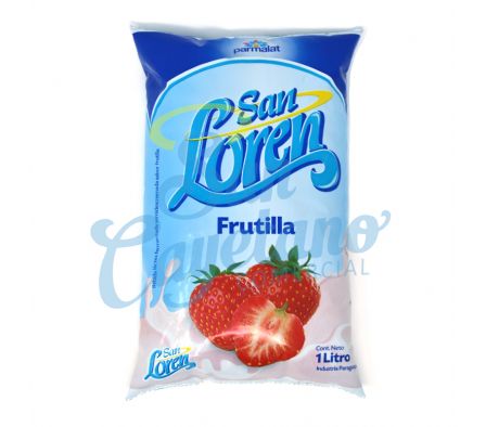 BEBIDA LACTEA  FRUTILLA SAN LOREN 1LITRO