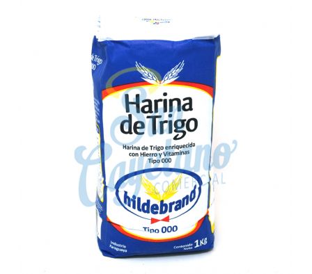 HARINA DE TRIGO TIPO 000 HILDEBRAND 1 KG (10)