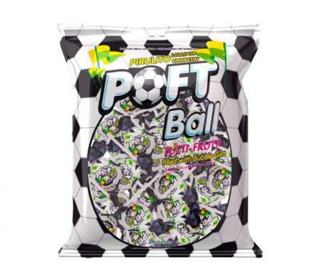 CHUPETIN TUTTI FRUTTI POFT BALL 432GR (20)