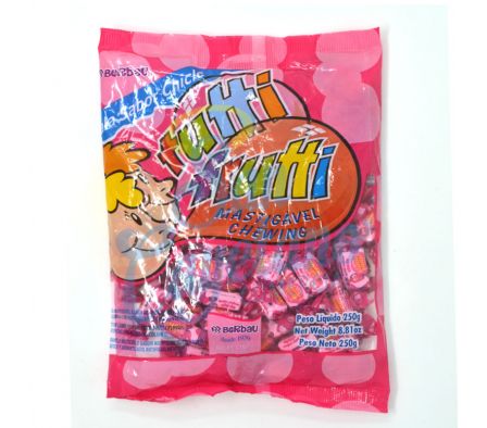 CARAMELO MASTICABLE TUTTI FRUTTI BERBAU 250 GR(55)