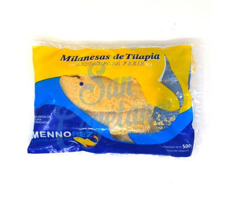 MILANESA DE TILAPIA MENNOPEZ P/FREIR 500GR