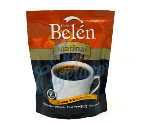 CAFE INSTANTANEO MATINAL BELEN POUCH 50GR (24)