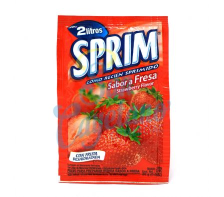 JUGO EN POLVO FRESA SPRIM 25GR (10)