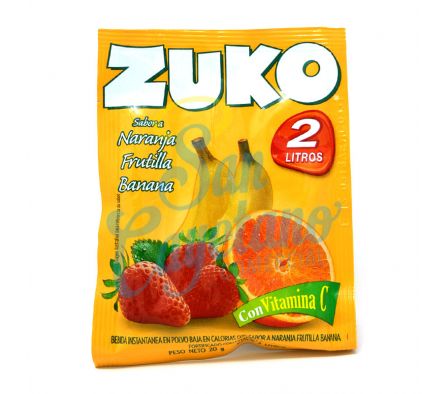 JUGO EN POLVO NARA/FRUTI/ BANA ZUKO 20GR (10)