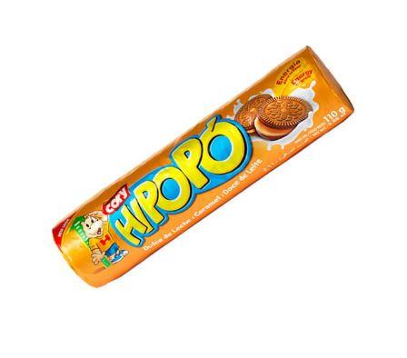 GALLETITA RELLENA DULCE LECHE HIPOPO 80GR (36)