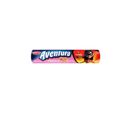 GALLETITA RELLENA FRUTILLA AVENTURA 120GR (30)