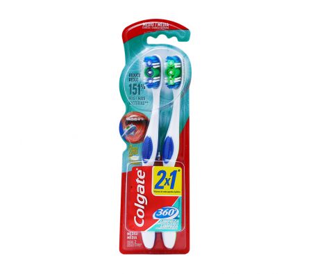 CEPILLO DENTAL 360° MED TWIN COLGATE PACK (12)