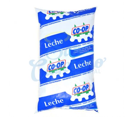 LECHE ENTERA CO-OP SACHET 1LT.