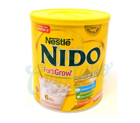 LECHE PROT PREBIOTICO FORTIGROW NIDO 800GR (12).