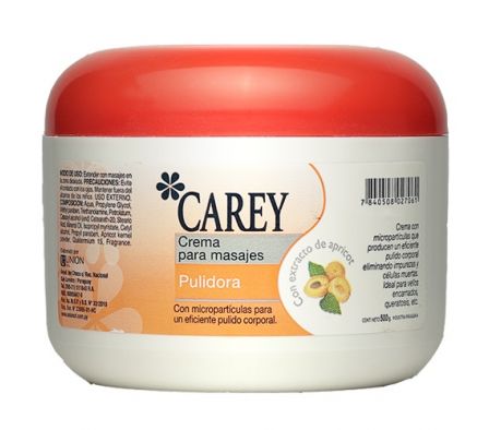 CREMA PARA MASAJE PULIDORA CAREY 500GR
