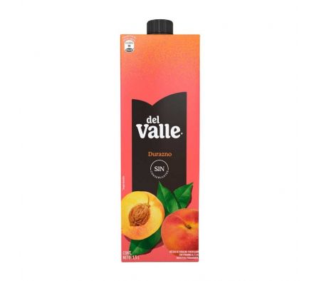 JUGO DE NECTAR DE DURAZNO DEL VALLE 1.5 LT (6)