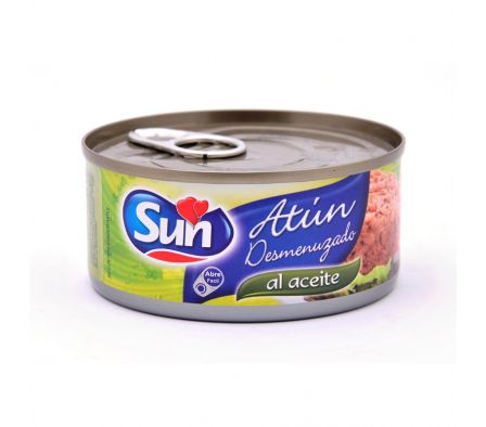 ATUN DESMENUZADO AL ACEITE SUN 140GR(48)
