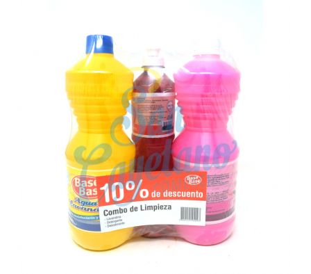 *COMBO DE LIMPIEZA B.B LAVA+DETER+DESODORAN