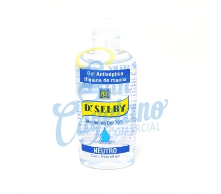ALCOHOL EN GEL DR. SELBY NEUTRO  60ML.