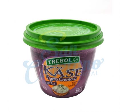 QUESO UNTABLE SABOR AJO TREBOL 200GR
