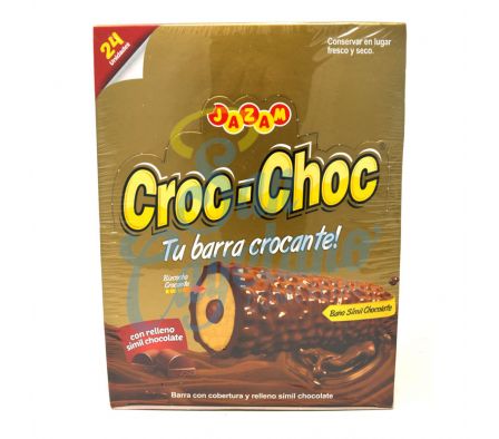 BARRA CHOCOLATE JAZAM CROC-CHOC 16GR (24)