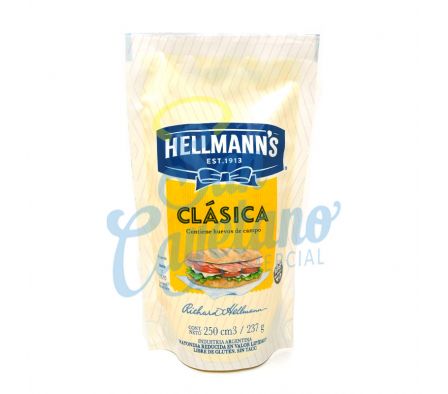 MAYONESA CLASICA HELLMANNS DOYPACK  237GR 24)