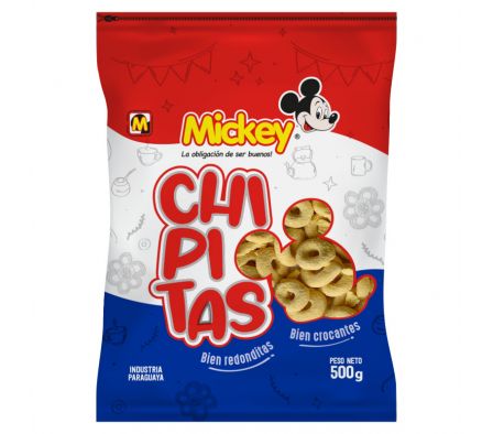 CHIPITAS MICKEY 500GR