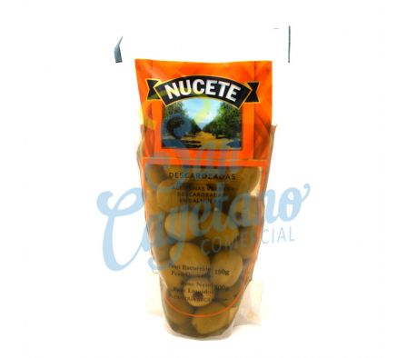 ACEITUNAS VERDES DESCAROZADAS NUCETE 150GR  (30)
