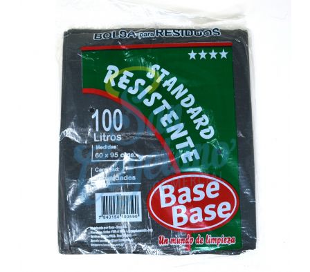BOLSA P/RESIDUOS EST. RESI BASE BASE 100L 10 UND
