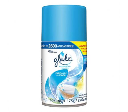 DESOD. AUTOMAT REP CARICIA DE ALGODON GLAD175GR(6)