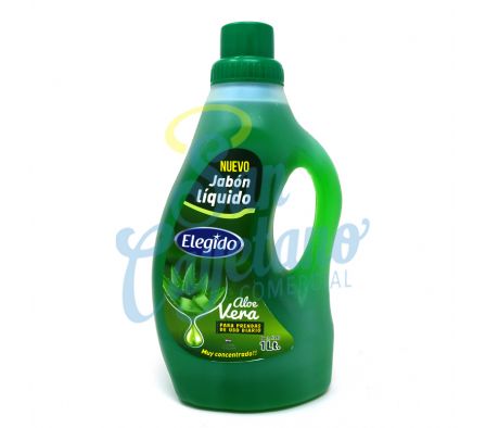JABON LIQUIDO ALOE VERA ELEGIDO 1 LTS (12)