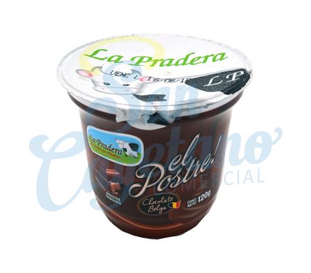 POSTRE CREMOSO CHOCO BELGA LA PRADERA 120GR