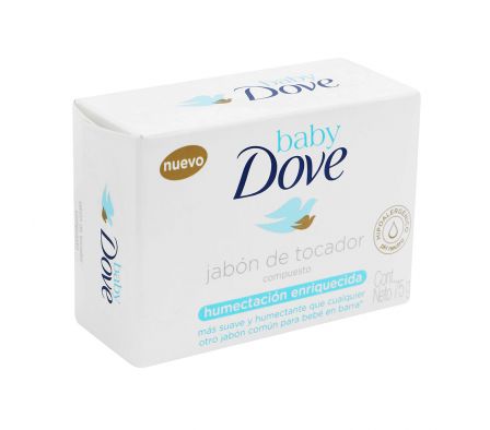 JABON EN BARRA HUMECT ENRIQC BABY DOVE 75GR(48)