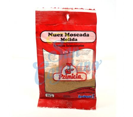 NUEZ MOSCADA MOLIDA PRIMICIA X 25 GRS(20)