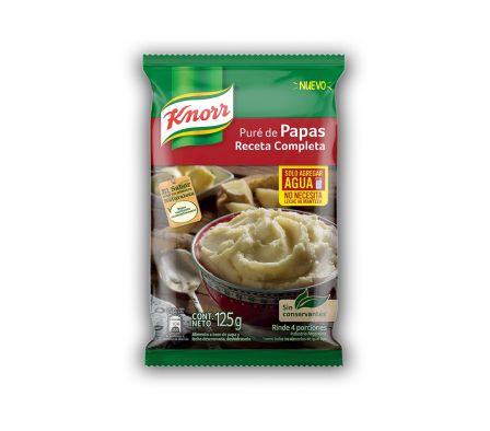 PURE DE PAPAS RECETA COMPLETA KNORR 125GRS (12)