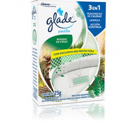 PASTILLA PARA INODORO PINO GLADE 24GR (24)