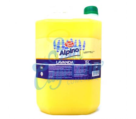 DESODORANTE DE PISO LAVANDA ALPINO BASE BASE 5 LT 
