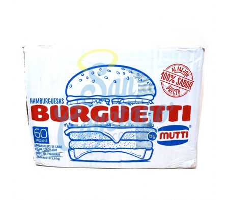 HAMBURGUESA CARNE VACUNA BURGUETTI 60UND (HB60)