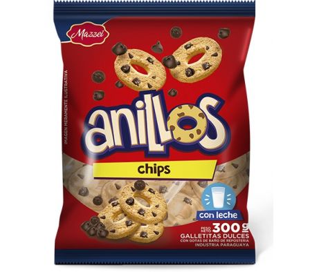 GALLETITA ANILLOS CHIPS CHOC MAZZEI 300GR (15)