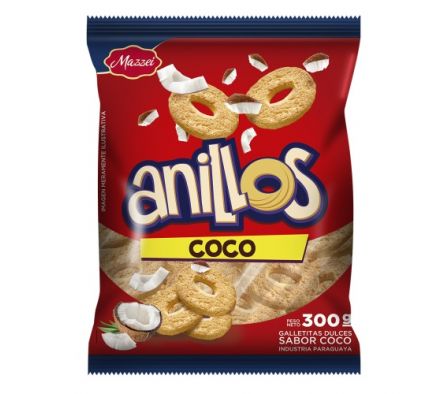 GALLETITA ANILLOS COCO MAZZEI 300GRS (15)
