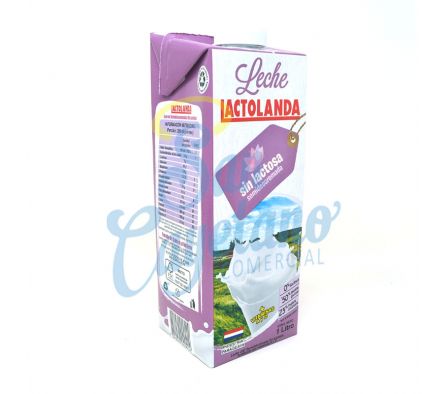 LECHE SEMIDESC. SIN LACTOSA UAT LACTOLANDA 1L(12)