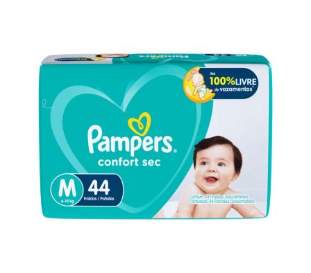 PAÑAL CONFORT SEC MEDIANO PAMPERS  44UN (4)