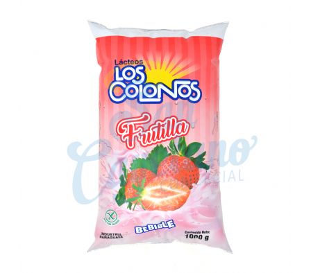 BEBIDA LACTEA FRUTILLA SACHET LOS COLONOS 1LT