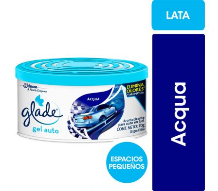 DESODORANTE MINIGEL CAR AGUA GLADE 70GR(12)