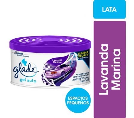 DESOD.GLADE MINIGEL CAR LAVANDA MAR/GLADE70GR(12)