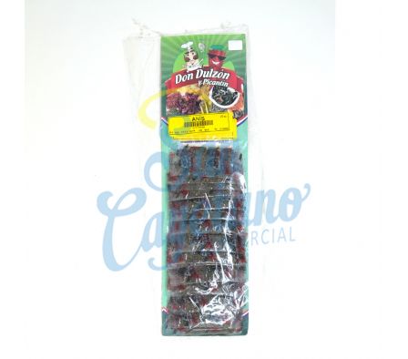 ANIS DULZON Y PICANTIN TIRA  25 UNIDADES