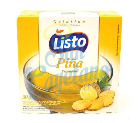 GELATINA SABOR PIÑA LISTO 30GR (36)