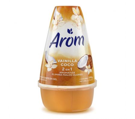 DESODORANTE EN GEL VAINILLA COCO AROM 190GR (24)